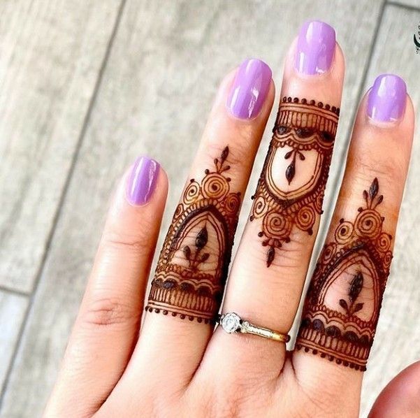 Finger Mehndi Henna Design Ideas Simple And Trendy Mehndi Design